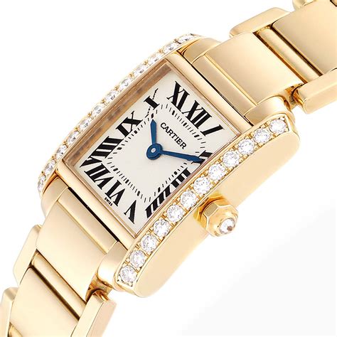 Cartier ladies watch with diamonds